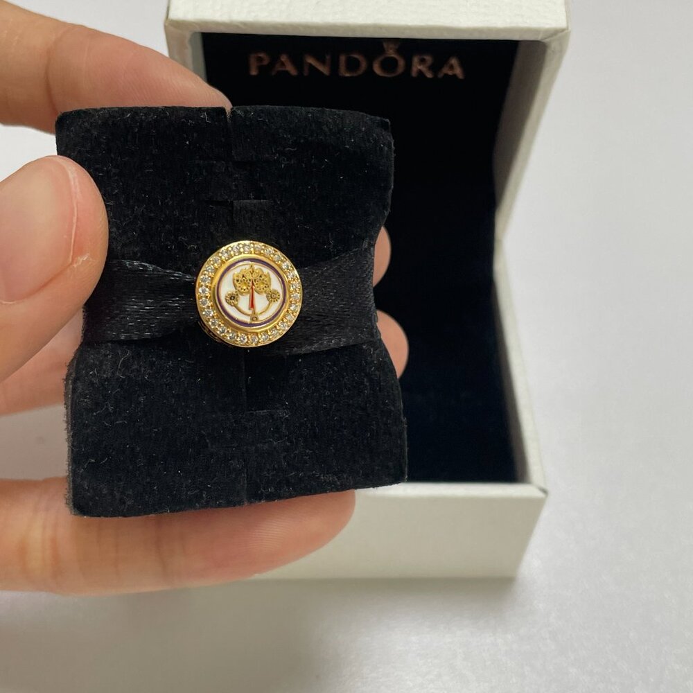 Disney Parks Pandora It's a Small World Hello Button Charm 2024 Exclusive